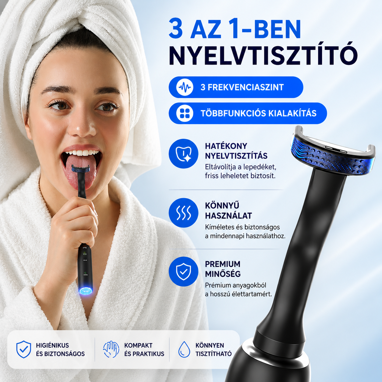 ProClean™ - 3in1 Elektromos szájápoló eszköz